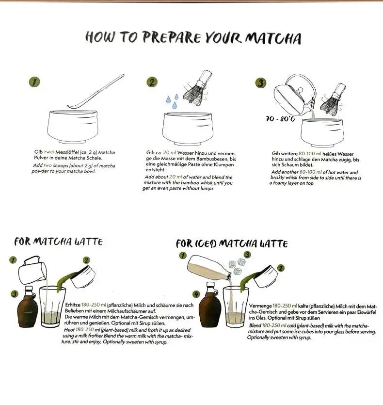 Kit Matcha Floral Violet – Bol Matcha Céramique et Fouet Matcha pour THÉ MATCHA