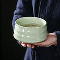 Charger l'image dans la visionneuse de la galerie, Kit Matcha Japonais Rustique – Bol Matcha Vert Texturé et Fouet Matcha pour THÉ MATCHA
