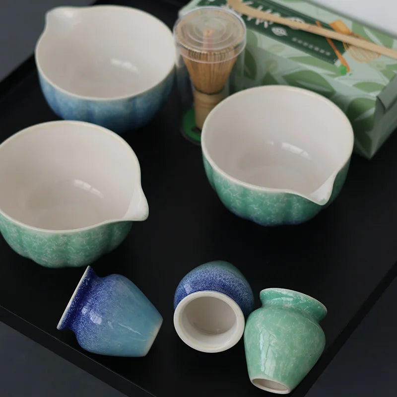 Kit Matcha Japonais Complet – Matcha Kit avec Bol Matcha et Fouet Matcha pour THÉ MATCHA