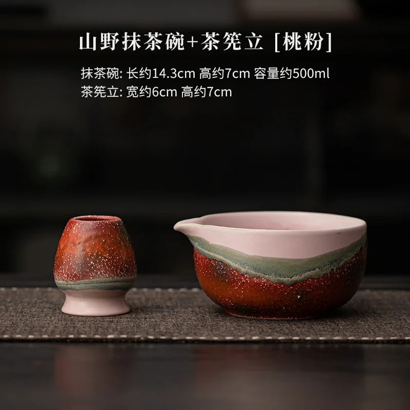 Bol Matcha Montagne – Bol Matcha Céramique Artisanale pour THÉ MATCHA