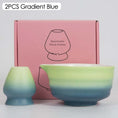 Charger l'image dans la visionneuse de la galerie, Kit Matcha Dégradé – Bol Matcha Céramique, Fouet Matcha et Accessoires pour THÉ MATCHA
