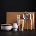 Charger l'image dans la visionneuse de la galerie, Set Accessoires Matcha – Bol Matcha et Fouet Bambou Matcha pour THÉ MATCHA

