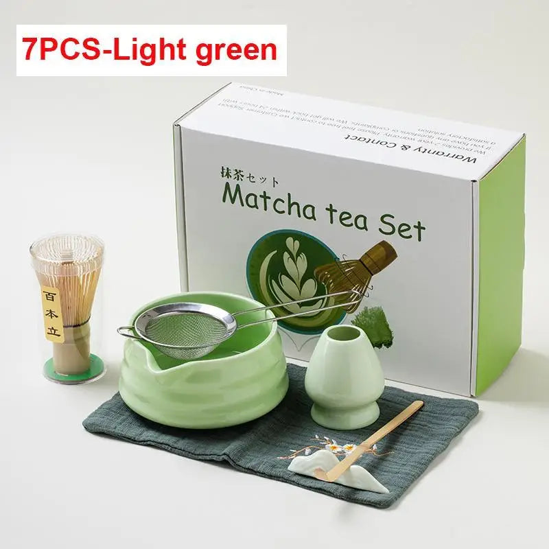 Kit Matcha Zen – Bol Matcha Vert Céramique et Fouet Matcha pour THÉ MATCHA