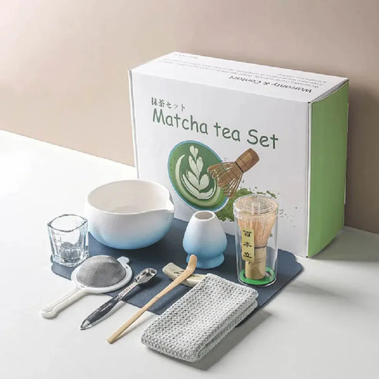 Kit Matcha Japonais – Matcha Kit Complet avec Bol Matcha et Fouet Matcha pour THÉ MATCHA
