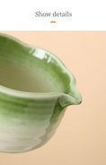 Charger l'image dans la visionneuse de la galerie, Kit Matcha Floral Vert – Bol Matcha Céramique et Fouet Matcha pour THÉ MATCHA
