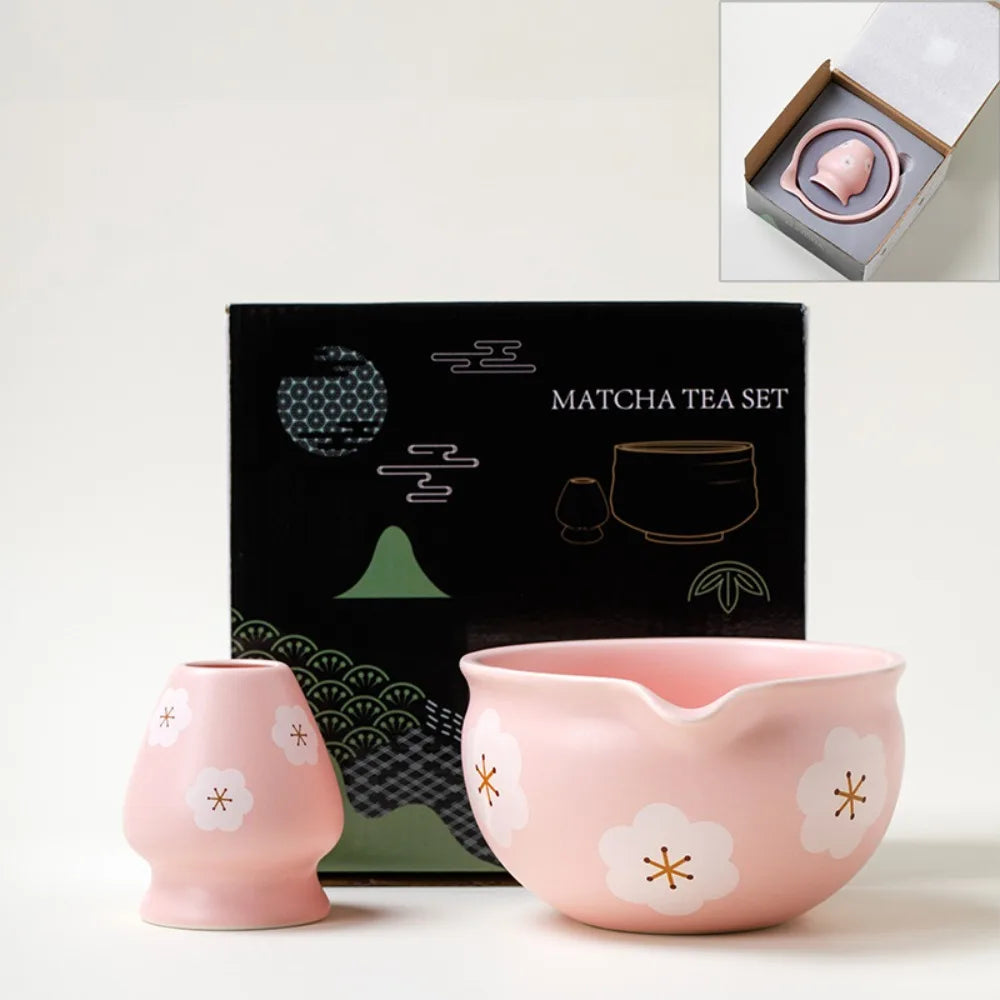 Bol Matcha Sakura – Bol Matcha Rose Fleuri pour THÉ MATCHA