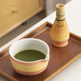 Charger l'image dans la visionneuse de la galerie, Kit Matcha Dégradé Vert – Bol Matcha Céramique et Fouet Matcha pour THÉ MATCHA
