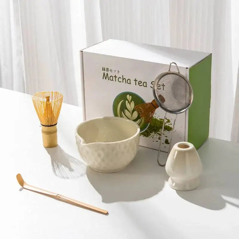Kit Matcha Japonais Rose – Bol Matcha Céramique et Fouet Matcha pour THÉ MATCHA