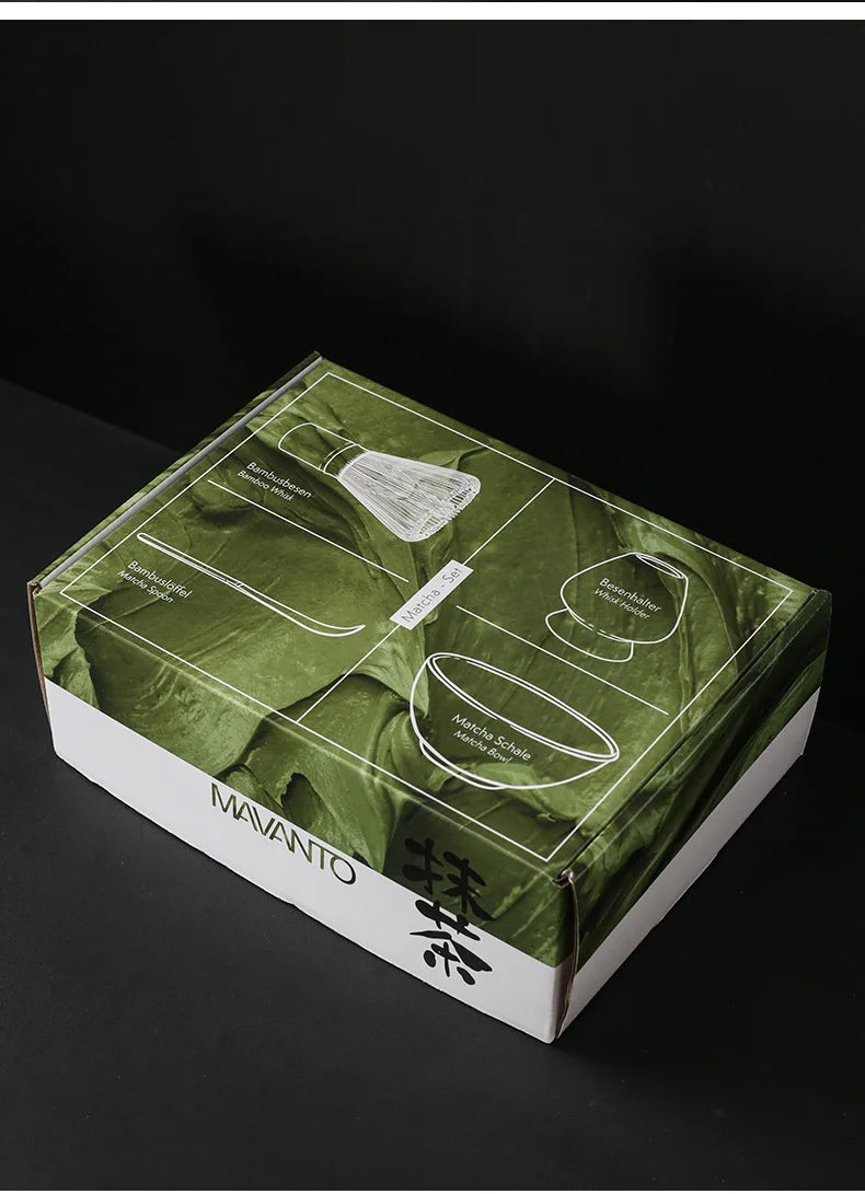 Kit Matcha Japonais Rustique – Bol Matcha Vert Texturé et Fouet Matcha pour THÉ MATCHA