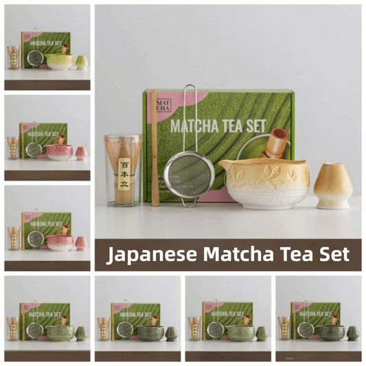 Kit Matcha Japonais Complet – Bol Matcha Vert, Fouet Matcha et Accessoires pour THÉ MATCHA