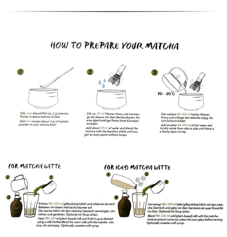 Kit Matcha Japonais Complet – Matcha Kit avec Bol Matcha et Fouet Matcha pour THÉ MATCHA