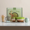 Charger l'image dans la visionneuse de la galerie, Kit Matcha Dégradé Rose – Bol Matcha avec Bec Verseur et Fouet Matcha pour THÉ MATCHA
