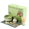 Charger l'image dans la visionneuse de la galerie, Kit Matcha Floral Vert – Bol Matcha Céramique et Fouet Matcha pour THÉ MATCHA
