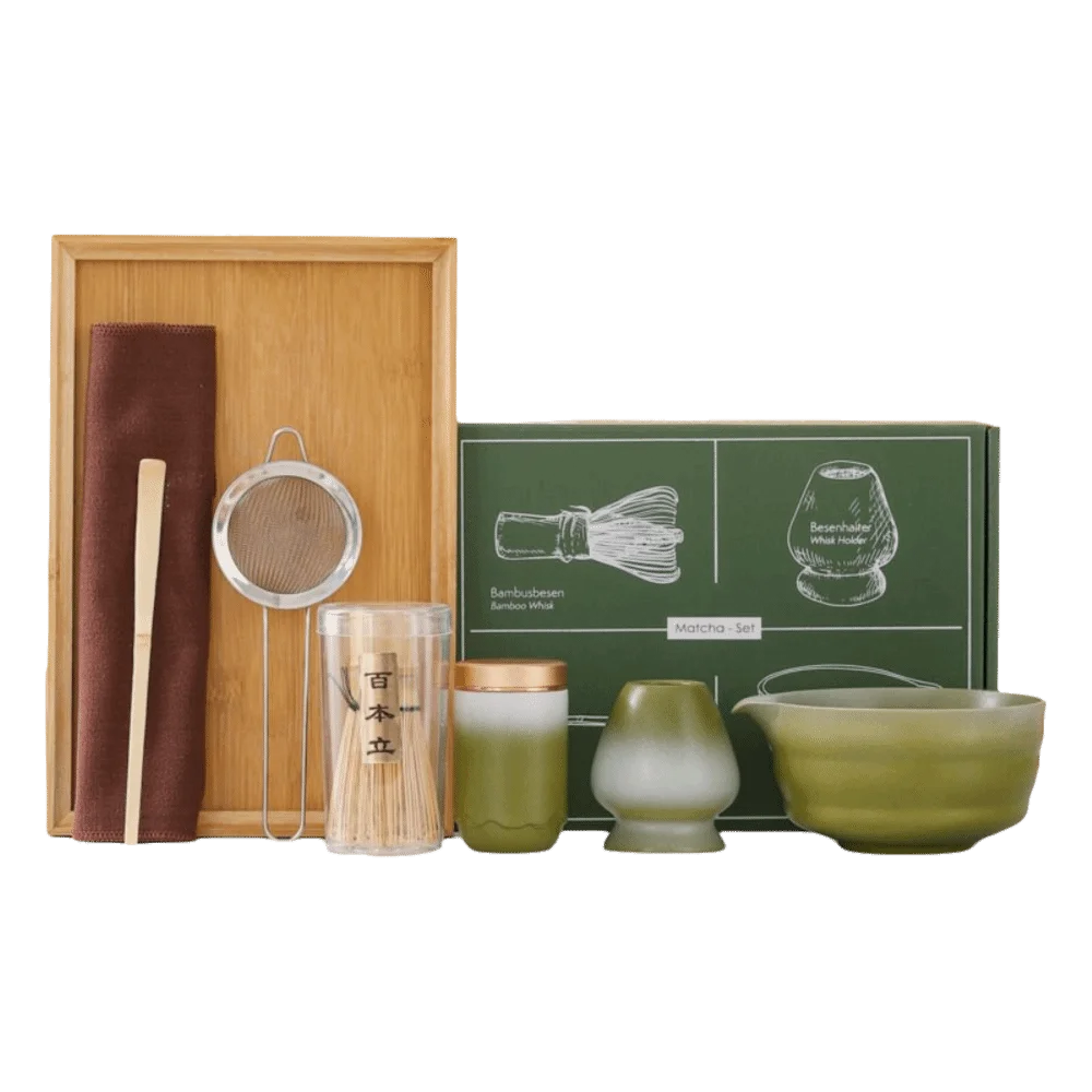 Kit Matcha Japonais Authentique – Bol Matcha Vert et Fouet Matcha pour THÉ MATCHA
