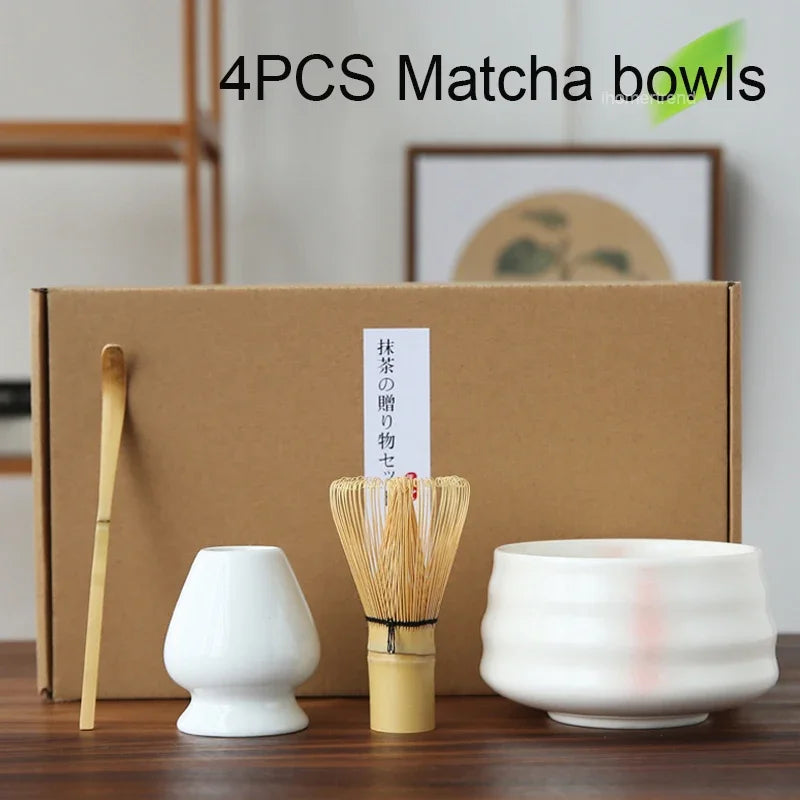 Kit Matcha Rose Céramique – Set Matcha Japonais pour THÉ MATCHA