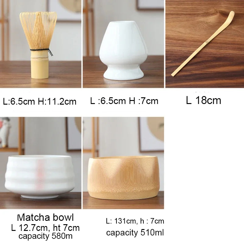 Kit Matcha Rose Céramique – Set Matcha Japonais pour THÉ MATCHA