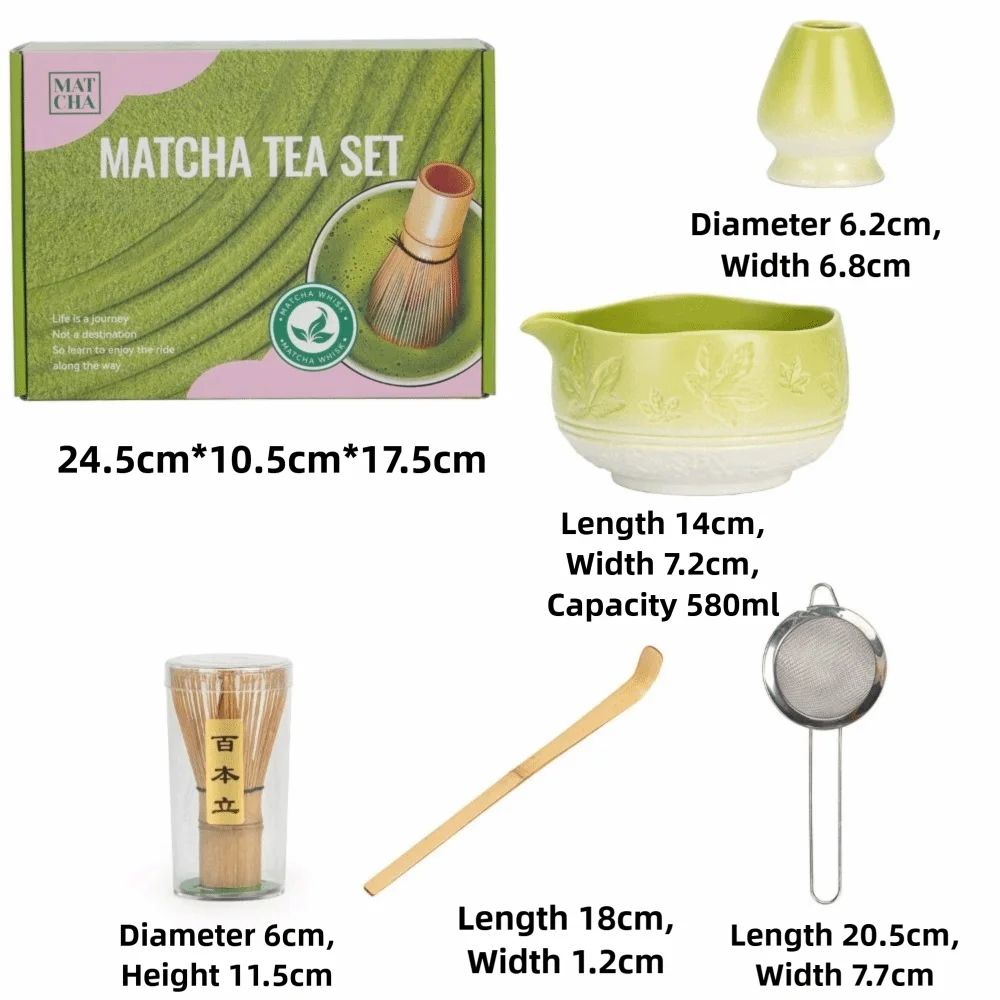 Kit Matcha Japonais Complet – Bol Matcha Vert, Fouet Matcha et Accessoires pour THÉ MATCHA