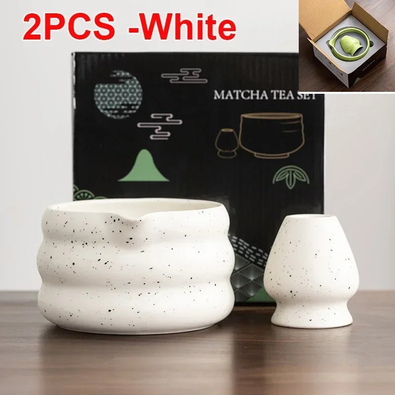 Bol Matcha avec Bec Verseur – Bol à Matcha Céramique pour THÉ MATCHA - Oshi Matcha