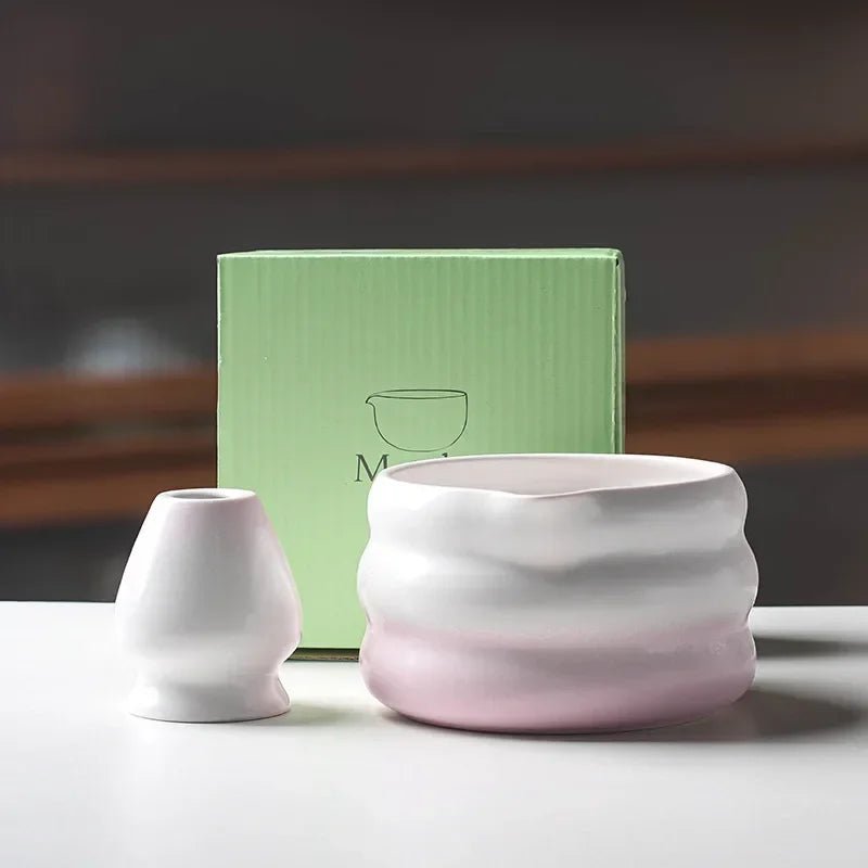 Bol Matcha avec Bec Verseur – Bol à Matcha Céramique pour THÉ MATCHA - Oshi Matcha