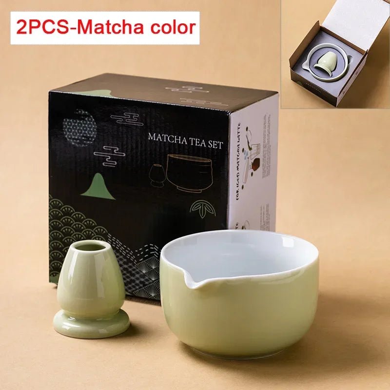 Bol Matcha avec Bec Verseur – Bol à Matcha Céramique pour THÉ MATCHA - Oshi Matcha