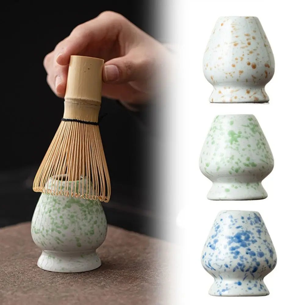Bol Matcha avec Support Fouet – Bol Matcha Céramique pour THÉ MATCHA - Oshi Matcha