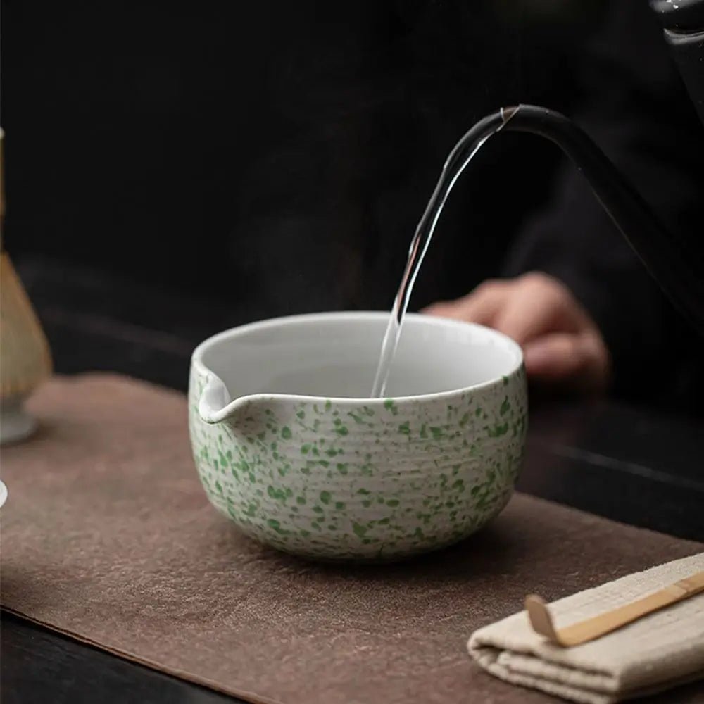 Bol Matcha avec Support Fouet – Bol Matcha Céramique pour THÉ MATCHA - Oshi Matcha