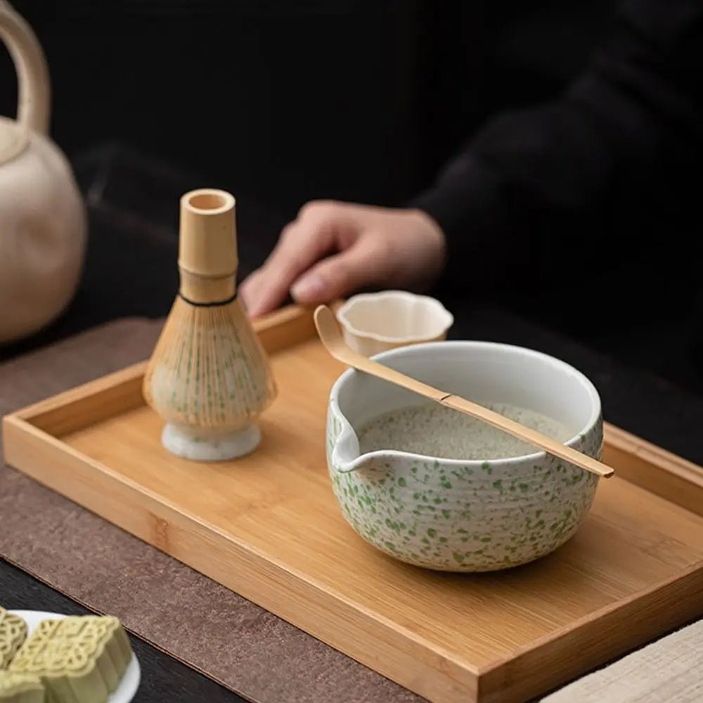 Bol Matcha avec Support Fouet – Bol Matcha Céramique pour THÉ MATCHA - Oshi Matcha