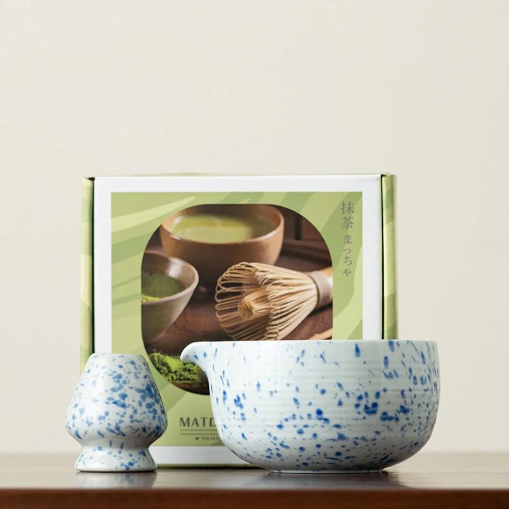 Bol Matcha avec Support Fouet – Bol Matcha Céramique pour THÉ MATCHA - Oshi Matcha