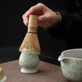 Charger l'image dans la visionneuse de la galerie, Bol Matcha avec Support Fouet – Bol Matcha Céramique pour THÉ MATCHA - Oshi Matcha
