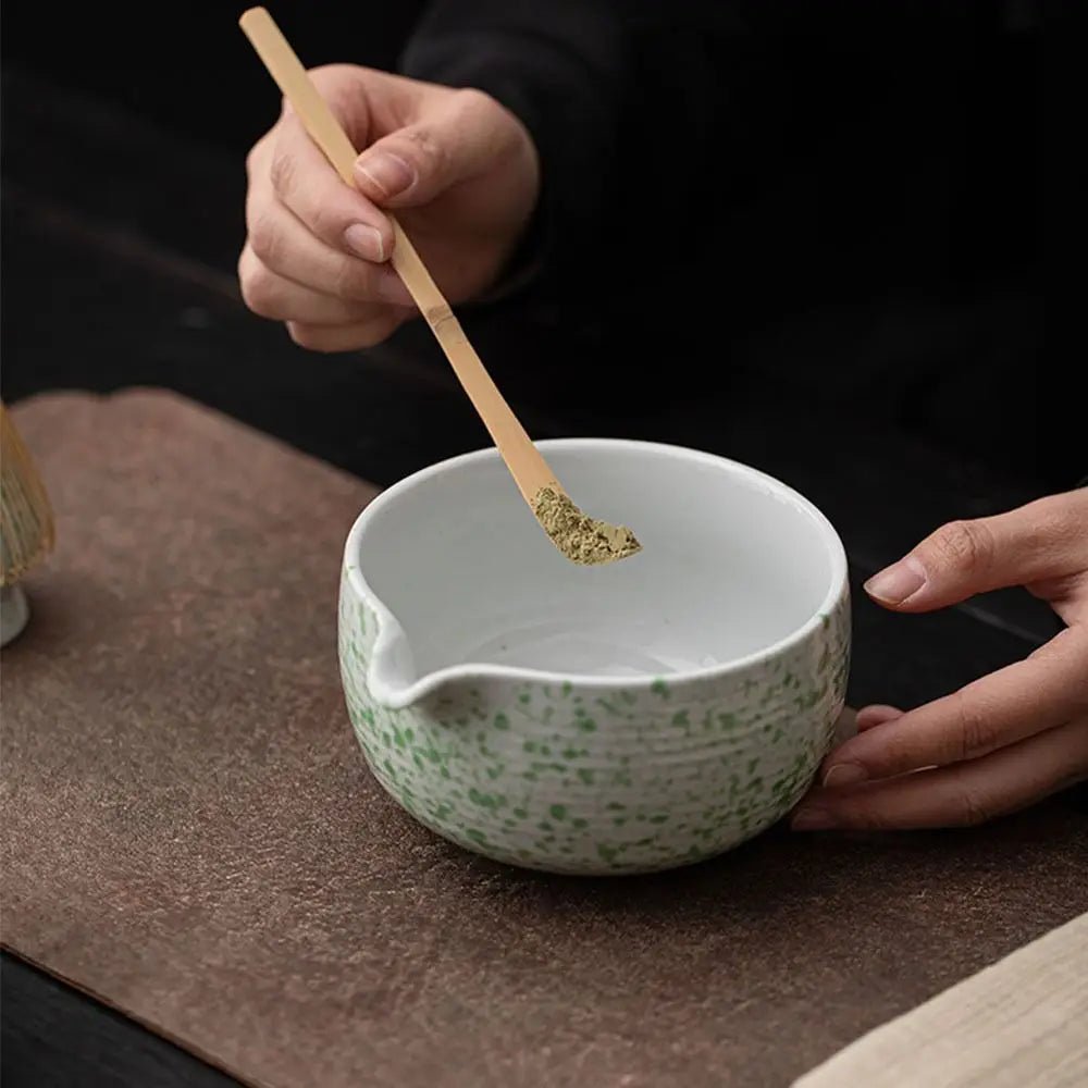 Bol Matcha avec Support Fouet – Bol Matcha Céramique pour THÉ MATCHA - Oshi Matcha