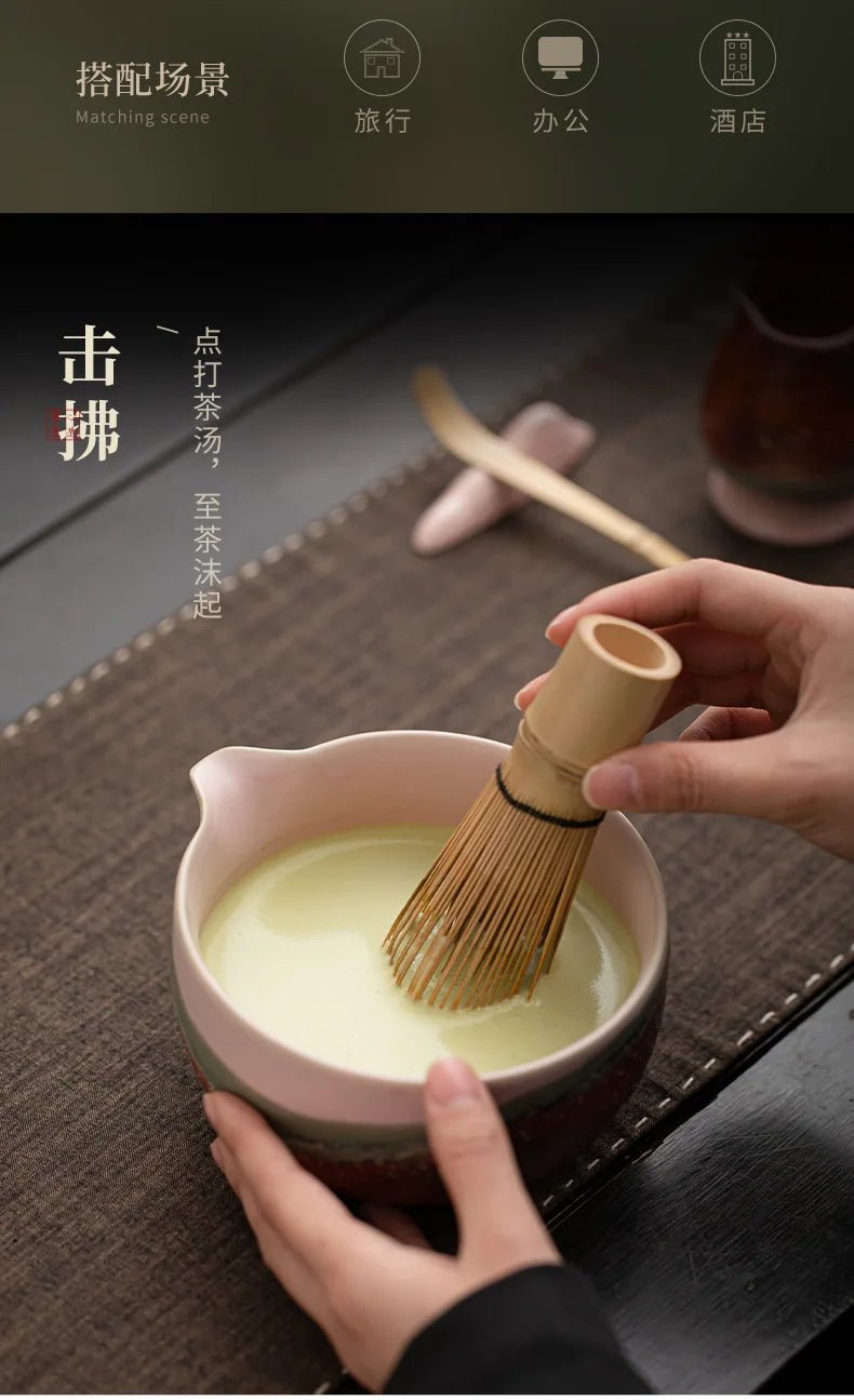 Bol Matcha Montagne – Bol Matcha Céramique Artisanale pour THÉ MATCHA - Oshi Matcha
