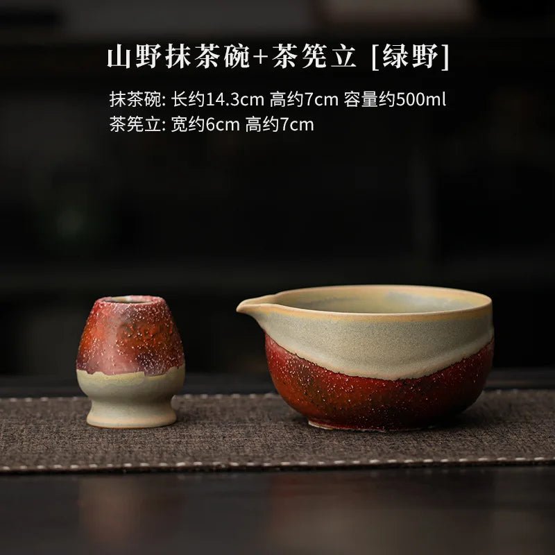 Bol Matcha Montagne – Bol Matcha Céramique Artisanale pour THÉ MATCHA - Oshi Matcha
