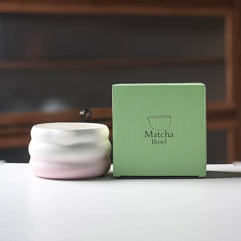 Bol Matcha Pastel – Bol Verseur et Support Foue - Oshi Matcha