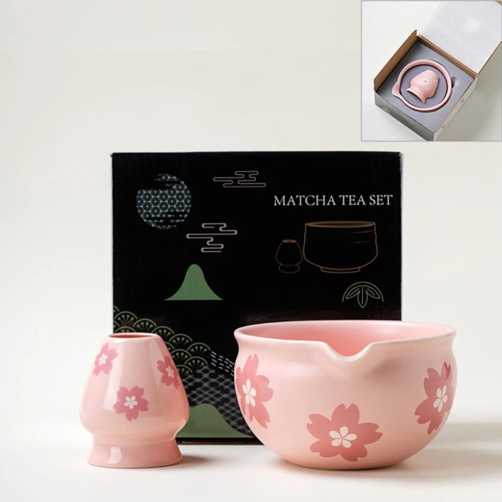 Bol Matcha Sakura – Bol Matcha Rose Fleuri pour THÉ MATCHA - Oshi Matcha