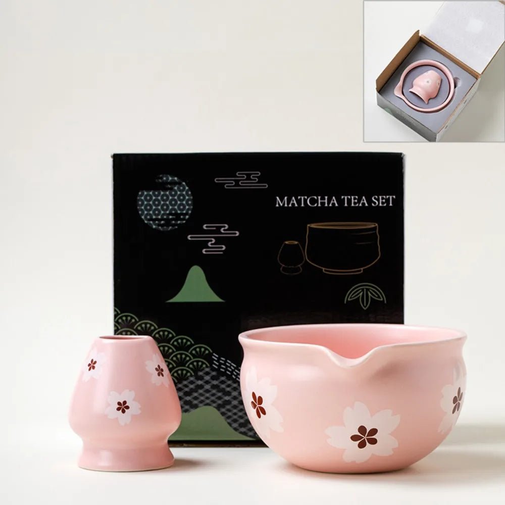 Bol Matcha Sakura – Bol Matcha Rose Fleuri pour THÉ MATCHA - Oshi Matcha