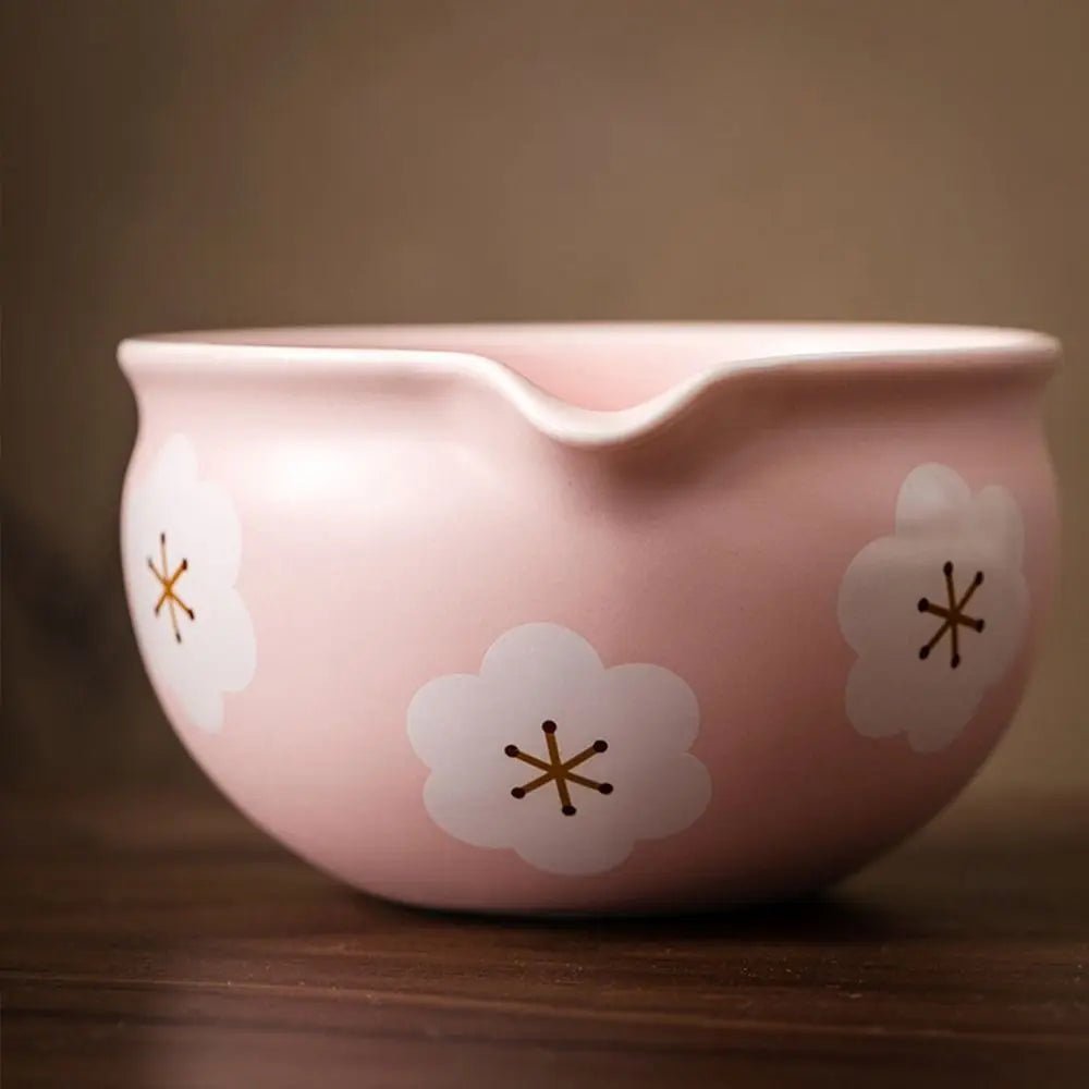 Bol Matcha Sakura – Bol Matcha Rose Fleuri pour THÉ MATCHA - Oshi Matcha