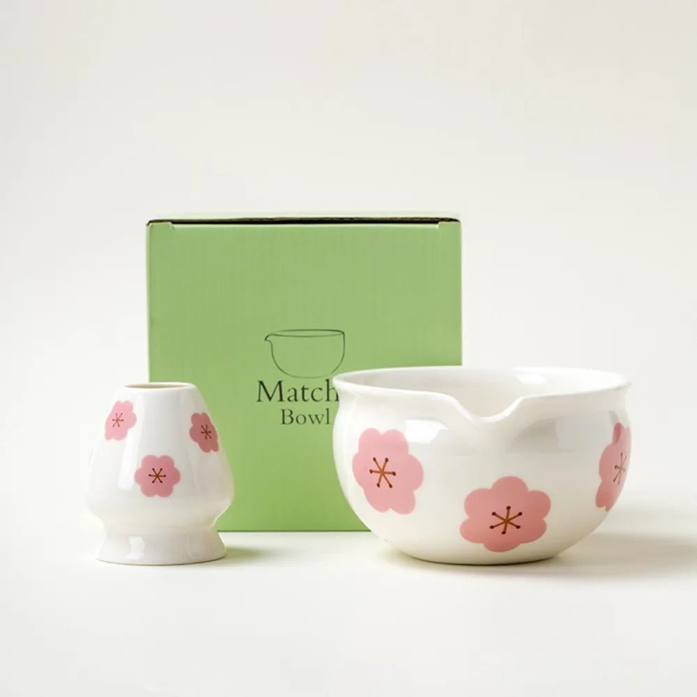 Bol Matcha Sakura – Bol Matcha Rose Fleuri pour THÉ MATCHA - Oshi Matcha