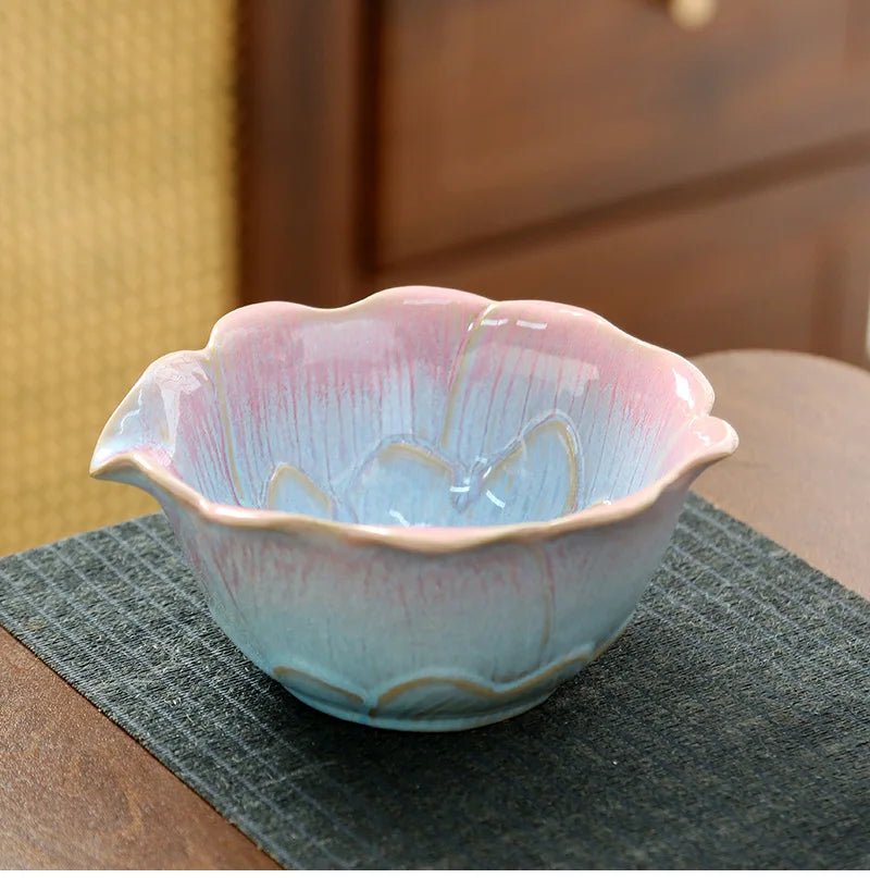 Bol Matcha – The Matcha – Floral Rose avec Support Fouet - Oshi Matcha