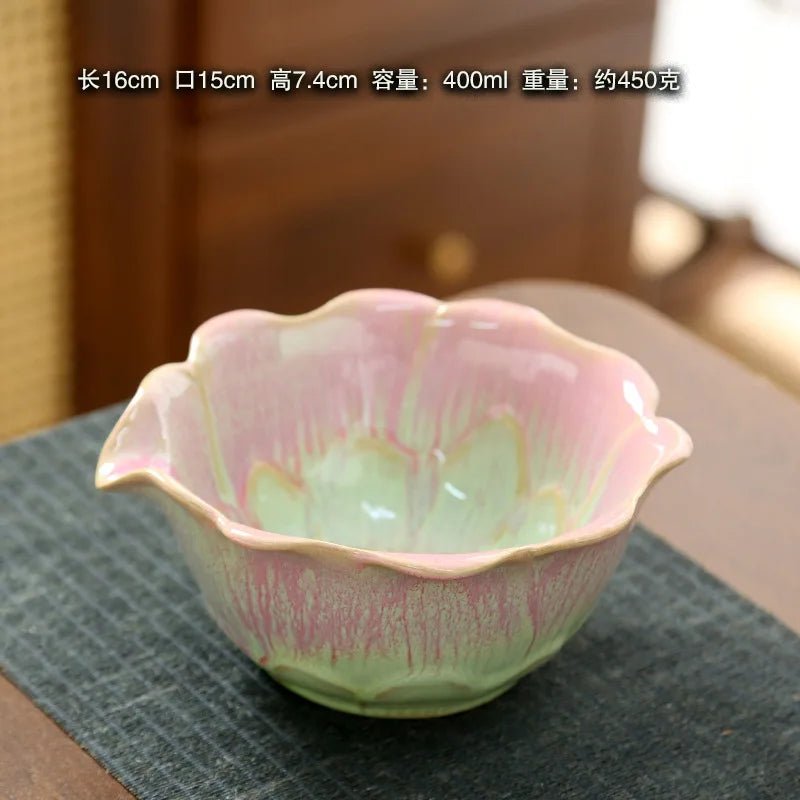 Bol Matcha – The Matcha – Floral Rose avec Support Fouet - Oshi Matcha