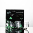 Charger l'image dans la visionneuse de la galerie, Bol Matcha – The Matcha – Verre Transparent avec Bec Verseur - Oshi Matcha
