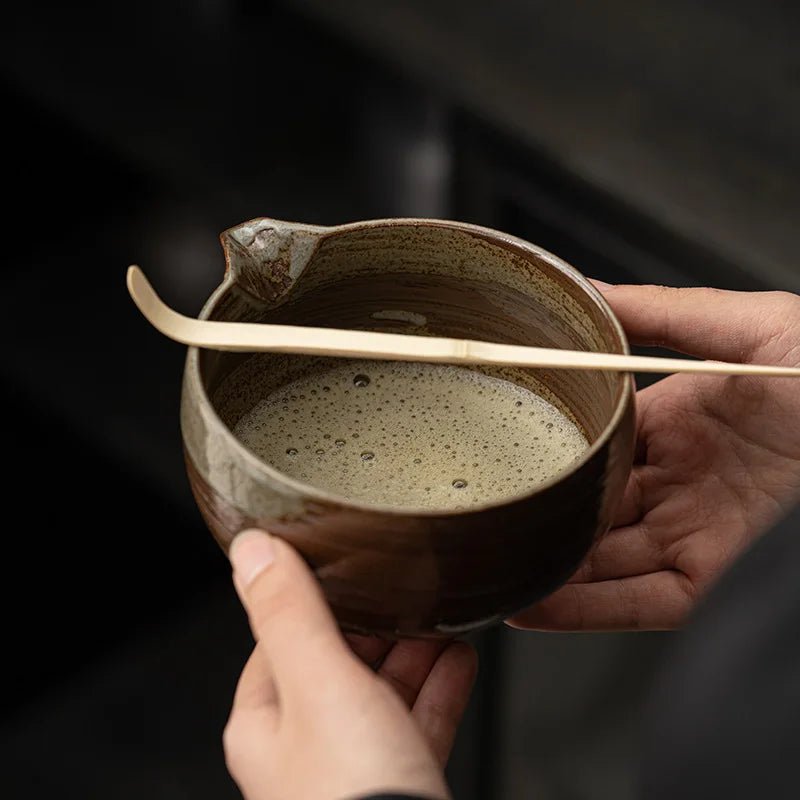 Bol Matcha Traditionnel – Bol Matcha avec Fouet Bambou Matcha pour THÉ MATCHA - Oshi Matcha