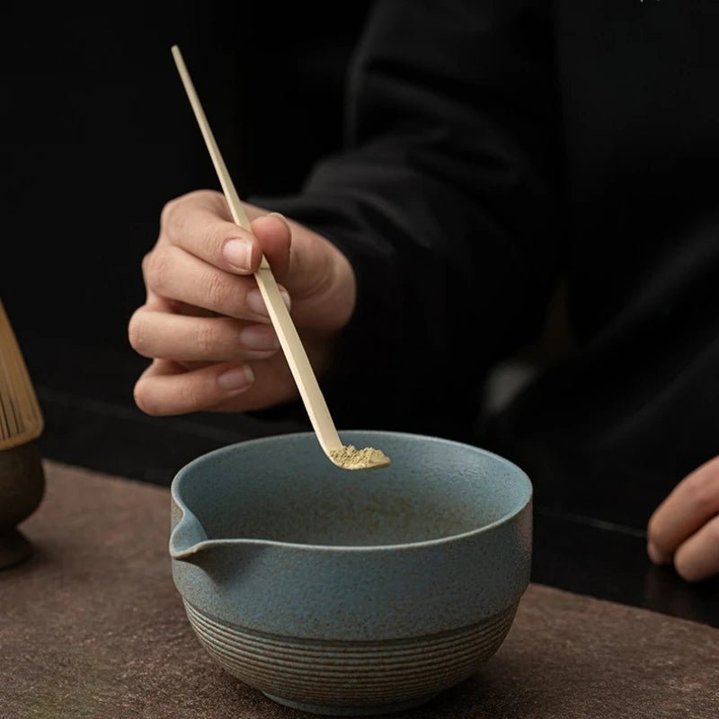 Bol Matcha Traditionnel – Bol Matcha avec Fouet Bambou Matcha pour THÉ MATCHA - Oshi Matcha