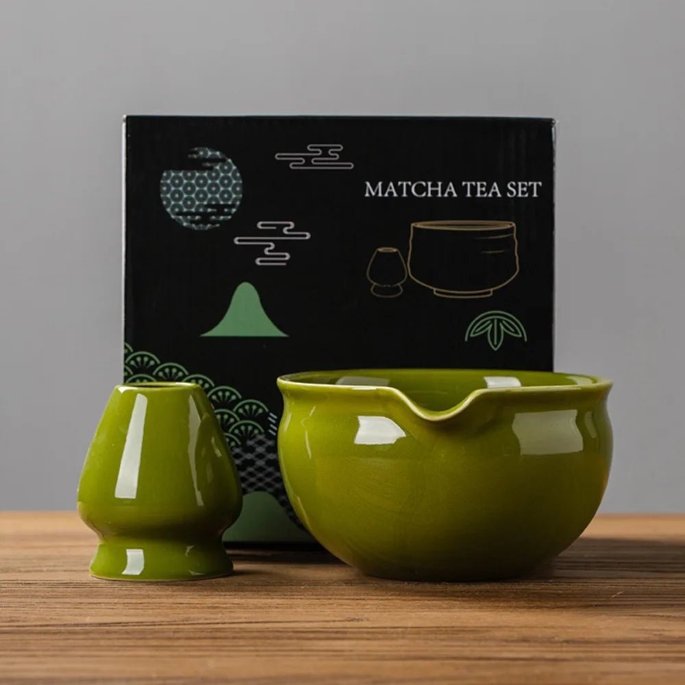 Bol Matcha Vert Céramique – Bol Verseur pour Préparer le Matcha - Oshi Matcha