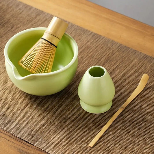 Bol Matcha Vert Céramique – Bol Verseur pour Préparer le Matcha - Oshi Matcha