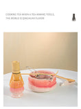 Charger l'image dans la visionneuse de la galerie, Coffret Matcha Corail – Rituel Japonais avec Fouet Bambou - Oshi Matcha

