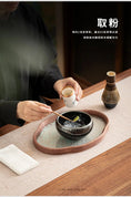 Charger l'image dans la visionneuse de la galerie, Coffret Matcha Noir Jian Zhan – Rituel Japonais avec Fouet Bambou - Oshi Matcha
