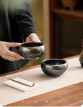 Charger l'image dans la visionneuse de la galerie, Coffret Matcha Noir Jian Zhan – Rituel Japonais avec Fouet Bambou - Oshi Matcha
