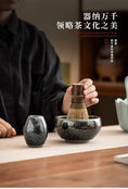 Charger l'image dans la visionneuse de la galerie, Coffret Matcha Noir Jian Zhan – Rituel Japonais avec Fouet Bambou - Oshi Matcha
