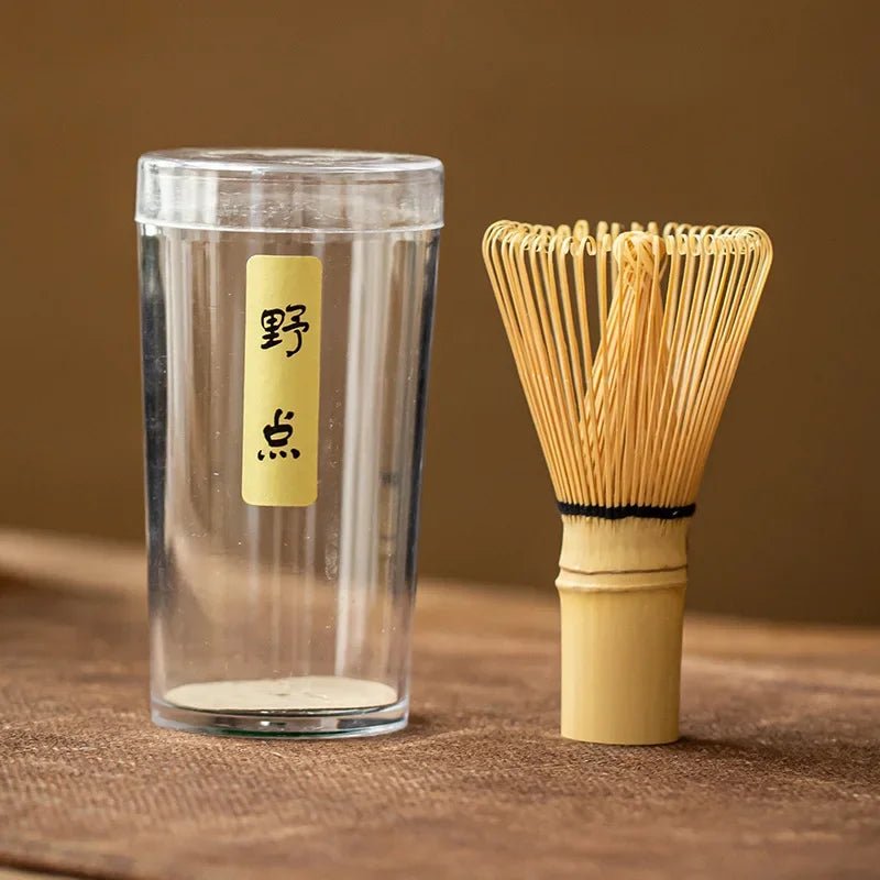 Fouet Matcha – The Matcha – Bambou Naturel avec Cuillère et Doseur (Chasen) - Oshi Matcha