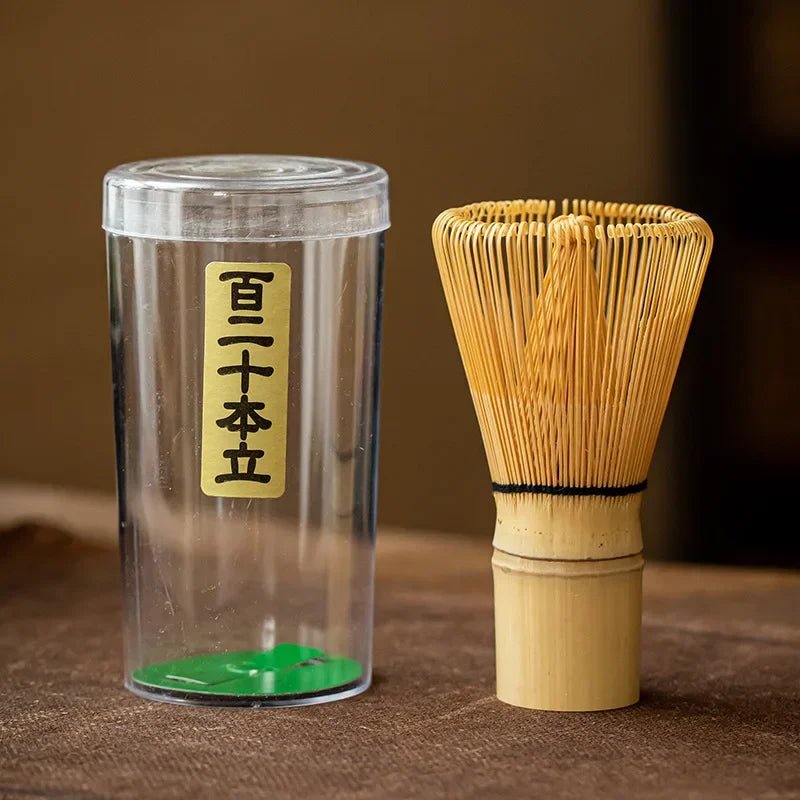 Fouet Matcha – The Matcha – Bambou Naturel avec Cuillère et Doseur (Chasen) - Oshi Matcha